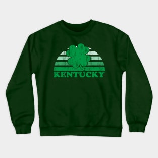 Kentucky Shamrock St. Patrick's Day Crewneck Sweatshirt